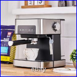 1.6L Coffee Maker 20 Bar Ltalian Espresso Machine Milk Frother for Latte Mocha