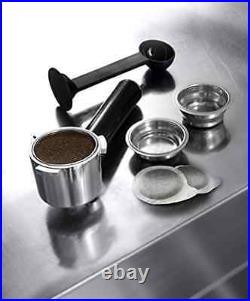 15-Bar Pump Coffee Espresso Latte Cappuccino Machine Maker Stainless Steel Black