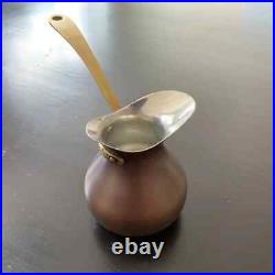 170 ML Cooper Ibrik Turka Coffee Pot Maker Cezve Patina Coating Jezve