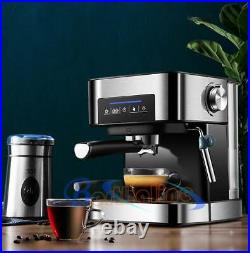 1PCS Household Semi-automatic Espresso Coffee Machine 20bar Milk Foam Maker