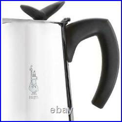 2 x Bialetti Musa Moka Pot Espresso Coffee Maker Stainless Steel 10 Cup