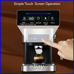 220V Semi-Automatic Coffee Maker 20bar Espresso Machine Coffee Machine 1.6L 850W