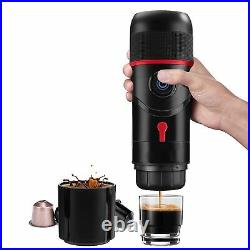 60ml Portable Car Coffee Machine, USB Self Heating Coffee Maker, Capsule Maker