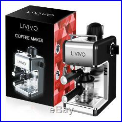 800W Espresso Coffee Machine Maker Latte Cappuccino Barista Dolce Gusto Electric