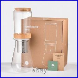 800ml Ice Drip Coffee Pot Maker Filter Percolators Espresso Barista Dripper Pot