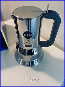 ALESSI Richard Sapper Espresso Coffee Maker Magnum 10 cup Brand New in Box