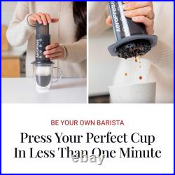Aeropress Coffee and Espresso Maker 1 to 3 Cups Per Pressing, Black & COSORI El