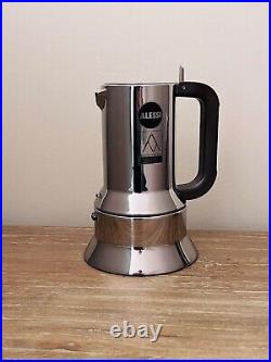 Alessi 9090 Espresso Coffee Maker 10 Cup Sapper Design