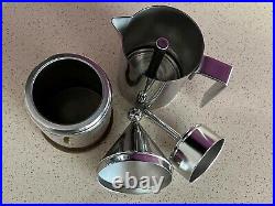 Alessi La Conica Espresso Coffee Maker Pot designed by Aldo Rossi