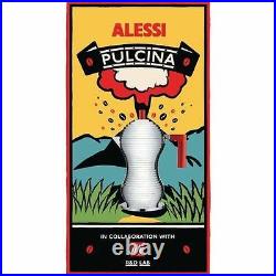 Alessi Pulcina 6 Cup Stovetop Espresso Coffee Maker Red