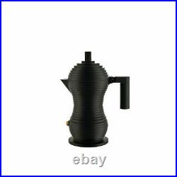 Alessi Pulcina Espresso Coffee Maker 6 Cup Black MDL02/6 BB 30cl Black