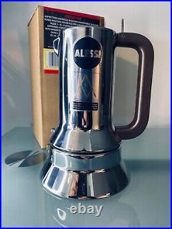 Alessi Sapper Espresso Coffee Maker 3 Cup 9090/3 Brand New in Box