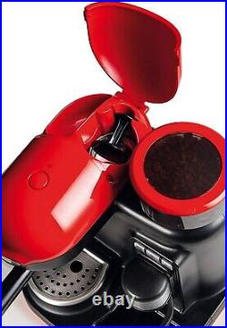 Ariete AR1321 Moderna Espresso Machine Bean to Cup Coffee Maker with Grinder RED