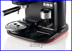 Ariete AR1321 Moderna Espresso Machine Bean to Cup Coffee Maker with Grinder RED