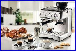 Ariete Metal Espresso Coffee Maker With Grinder (AR1313) 220g grinder tank
