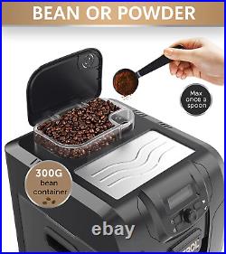 Automatic Espresso Coffee Machine, 19 Bar Barista Pump Coffee Maker with Grinder