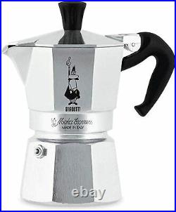 BIALETTI Direct Flame Espresso Maker MOKA EXPRESS 2CUP for 2 Persons New