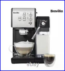 BREVILLE Coffee House One-Touch VCF107 Coffee Machine Black & Chrome USED