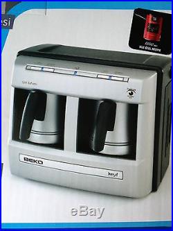Beko BKK 2113P AUTOMATIC TURKISH COFFEE ESPRESSO MAKER MACHINE 2 CUPS Arcelik
