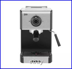 Beko Coffee Maker Espresso Cappuccino CEP5152B Manual Pump Inox 1.4L Water Tank