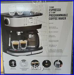 Bella Pro Series 19 Bar Espresso 10 Cup Programmable Coffee Maker CM5415T-UL