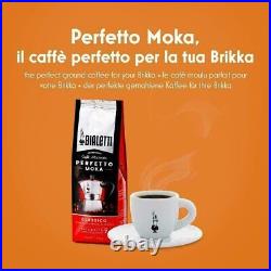 Bialetti Brikka New Aluminium Espresso Coffee Maker Dispenses Creamy Head, 4 Cup