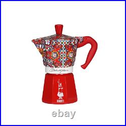 Bialetti Dolce & Gabbana 6 Cup Moka Pot Expresso Coffee Maker D&G (300ml)