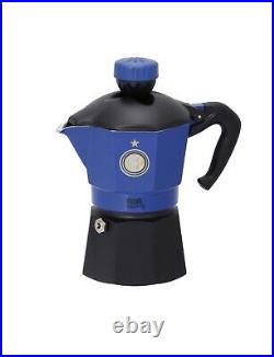 Bialetti Inter Milan 3-Cup Melody Stovetop Coffee Maker (Made In Italy)