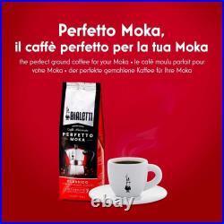 Bialetti Moka Induction 2 Cup Espresso Coffee Maker Black Aluminium/Steel
