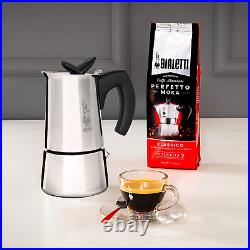 Bialetti Musa Induction, Stainless Steel Stovetop Espresso Coffee Maker, Sui