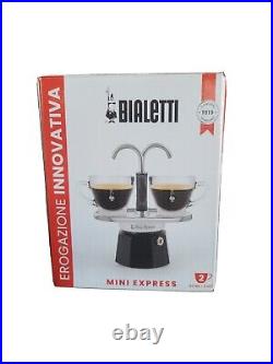 Bialetti The Set Mini Express Kandisky Moka Coffee for 2 Cups 3oz Aluminium