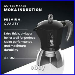 Biaretti Espresso Maker Fire IH Secondable Mocha Induction 6 Cup Coffee Makinett