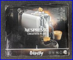 Breville Nespresso Creatista Plus Coffee Maker BNE800 Silver NEW DAMAGED BOX