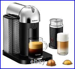 Breville Nespresso Vertuo Coffee and Espresso Maker Aeroccino3 CHROME NEW