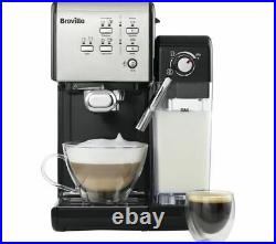 Breville One Touch Coffee Machine Cappuccino Maker In Black And Chrome RRP £299