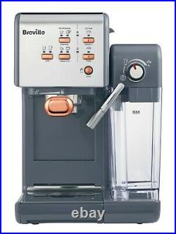 Breville One Touch Coffee Machine Cappuccino Maker In Black and Rose RRP £299