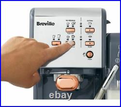 Breville VCF109 One Touch Coffee Machine Maker Grey & Rose Gold