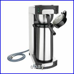 Buffalo Airpot Filter Coffee Maker Silver Stainless Steel Auto / Manual 230V