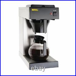 Buffalo Filter Coffee Machine in Silver Stainless Steel 220-240 V
