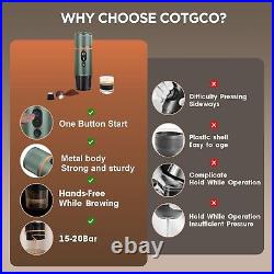 COTGCO Espresso Machine Portable 12v Travel Coffee Maker for Car
