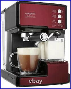 Cafe Barista Espresso Maker Machine Premium Coffee BVMCECMP1106 MR (Red)