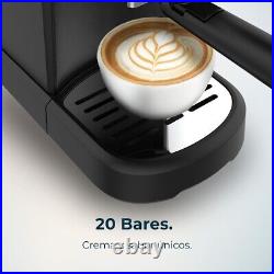 Cecotec Compact Espresso Coffee Maker Power Espresso 20 Pecan. 1100 W, 20 Bars