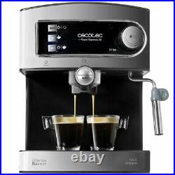 Cecotec Power Espresso Coffee Maker Pressure 20 bar, Stainless, Tank 50.7oz