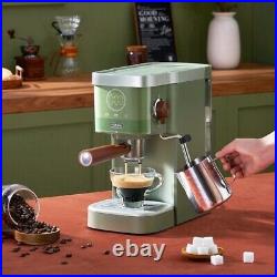 Coffee Machine Espresso Cappuccino Latte Automatic Maker Flat Milk Frother 1.2L