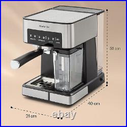 Coffee Machine Espresso Machine Coffee Maker Cappuccino Milk Frother 20 Bar 1.8L
