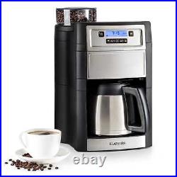 Coffee Machine Espresso Maker Bean to Cup Grinder Brewing Thermos Jug Timer LCD