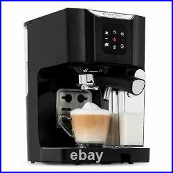 Coffee Machine Maker Milk Frother Home Office Touch 1450 W 20 Bar 3-in-1 Black