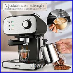 Coffee Machine Milk Frother 20 Bar 2 Independent Espresso Maker Descaler Barista