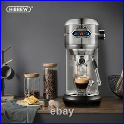 Coffee Maker Cappuccino Cafetera Espresso Machine 19Bar ESE Pod & Ground Coffee