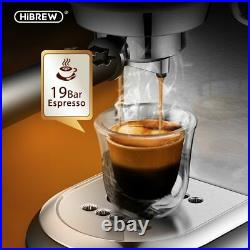 Coffee Maker Cappuccino Cafetera Espresso Machine 19Bar ESE Pod & Ground Coffee